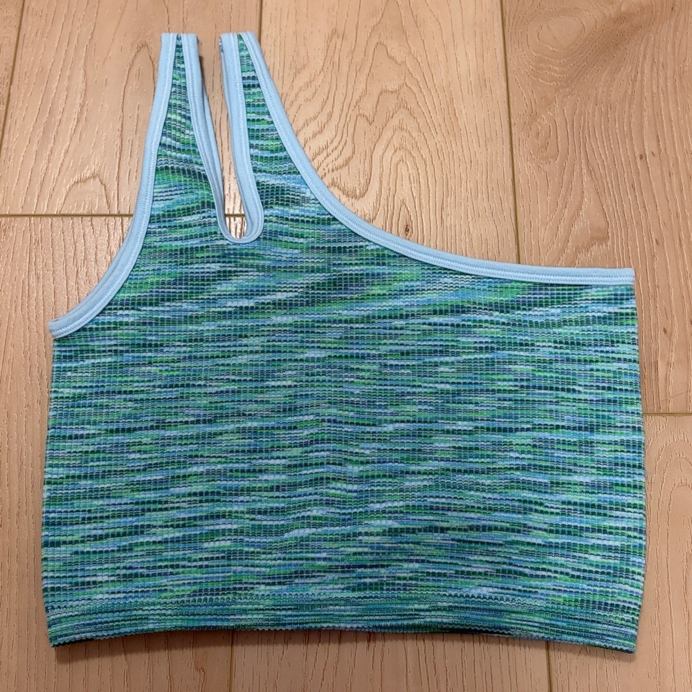 *4/$20* Offline by Aerie Split One Shoulder Long Line Sports Bra, sz S